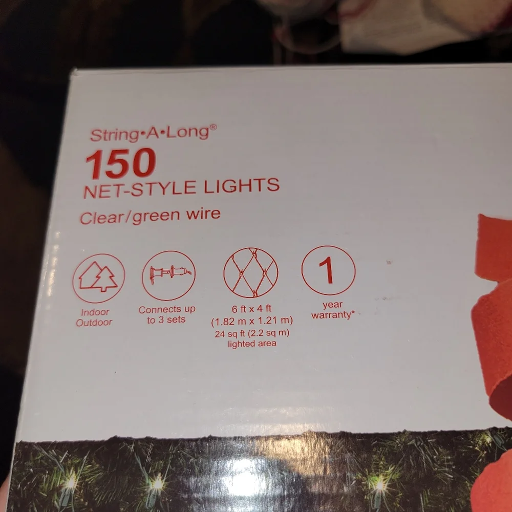 GE String-A-Long 150 Net Lights